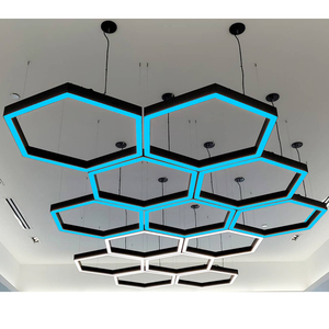 1.2M <span class=keywords><strong>LED</strong></span> trần ánh sáng mặt dây tổ ong hình lục giác hồ sơ cho văn phòng khách sạn KTV phòng tập thể dục - Product Image 1