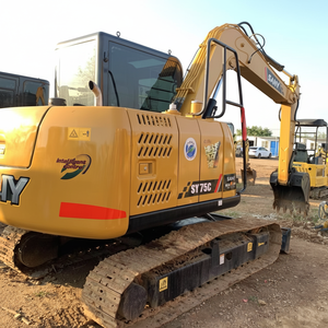 รถขุดไฮดรอลิกขนาดเล็ก Sany SY75C มือสอง น้ำหนัก 7.5 ตัน เครื่องยนต์ผ่านการทดสอบและตรวจสอบ อะไหล่แท้ มีสินค้าในสต็อก - Product Image 1