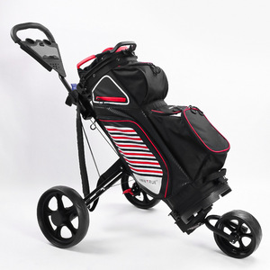 Chariot de <span class=keywords><strong>golf</strong></span> pliable à 3 roues, léger, chariot de <span class=keywords><strong>golf</strong></span> à pousser, rangement facile, chariot de <span class=keywords><strong>golf</strong></span> - Product Image 3