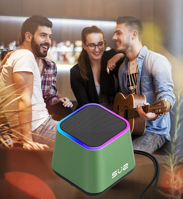 Wireless Small Sound System Home Desktop Subwoofer Multi Functional Atmosphere Mini Speaker