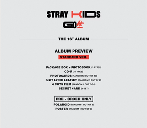 Stray Kids GO - Primer Álbum Completo, Edición Estándar, CD de Música Kpop Original Oficial Sellado con Fotocard Aleatorio - Product Image 3