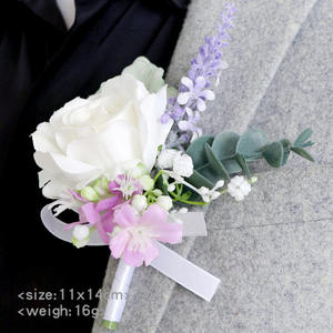 웨딩 신부와 신랑 코사리지 사업 축하 캐롤 웨딩 용품 사진 촬영을위한 스튜디오 소품 - Product Image 3