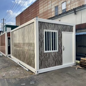 Casa Contenedor Prefabricada Moderna <span class=keywords><strong>Blanca</strong></span>, Fabricada en Acero Galvanizado, Ignífuga, Transpirable y Ecológica, para Oficina, Sala de Estar y Cocina - Product Image 3