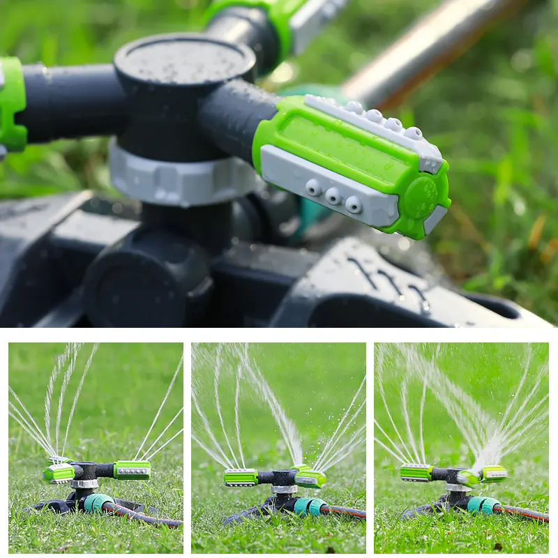 Factory Supply Automatic Rotating Garden Lawn Water Sprinkler farm Irrigation Sprinkler plasticSprinkler For Outdoor