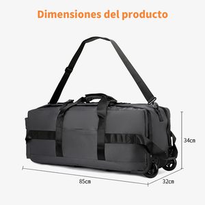 Borsa <span class=keywords><strong>da</strong></span> Viaggio <span class=keywords><strong>Grande</strong></span> con Ruote, Zaino Pieghevole con Tracolla Nascosta, Vendita all'Ingrosso - Product Image 2