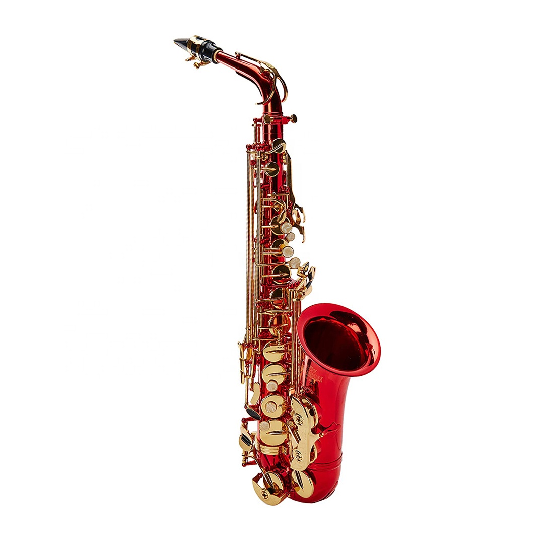 SEASOUND OEM High Quality Cheap Red Body Lacquer Keys Alto
