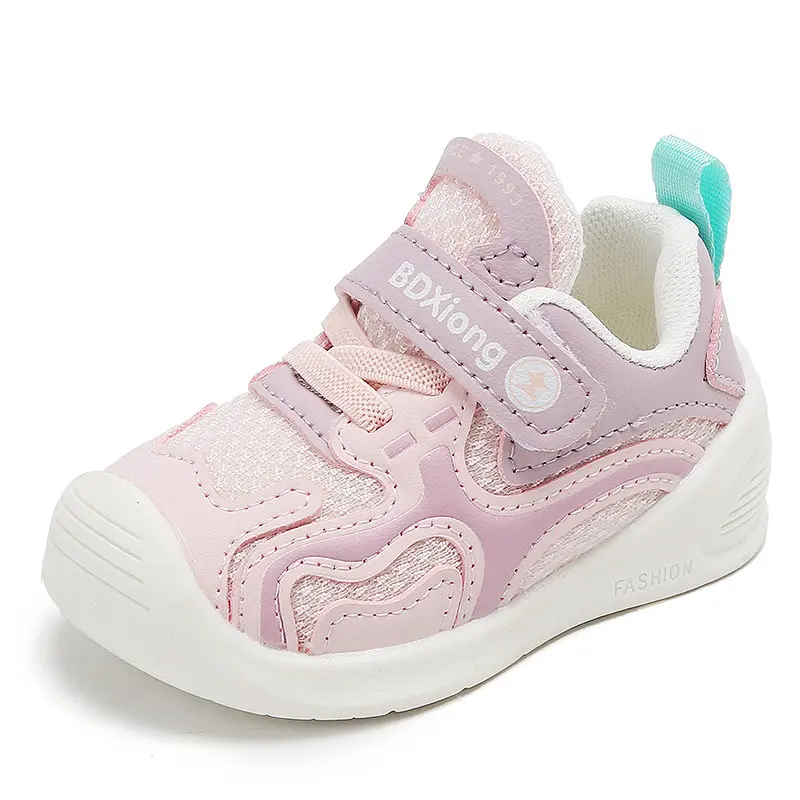 Scarpe bambino bambino bambino primavera e autunno soffice maglia traspirante scarpe singole