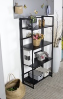Étagère pliable en métal pour livres, design simple, Style de l'europe du nord, étagère de rangement, multifonction, DIY
