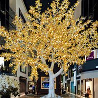Lumières de Noël artificielles LED durables et étanches IP65 3M, couleur personnalisée, décoration festive extérieure, alimentation CC