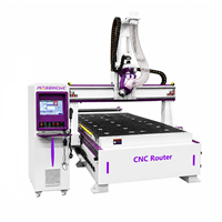 Jinan Mosencnc Router CNC de 2000x5000mm con 12 Herramientas ATC y Mesa de Succión al Vacío, Máquina de Tallado de Madera de Alta Resistencia para Puertas de Gabinetes