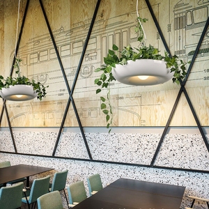 Plante moderne pendentif lumières bricolage jardin <span class=keywords><strong>Pot</strong></span> de fleur suspension lampe nordique salle à manger bureau Art décor à la maison luminaires - Product Image 3