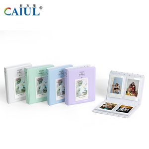 Mini álbum de <span class=keywords><strong>fotos</strong></span> de 3 pulgadas para instax Mini 13/12/11, 64 <span class=keywords><strong>fotos</strong></span>, conmemorativo, cubierta de cuero PVC, tamaño 4x6, álbum de boda para instax - Product Image 4