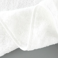 Kinsery White 100% Cotton Hotel Towel Jacquard Dobby Logo 150g/600g Absorbent Towel for Hotel Use