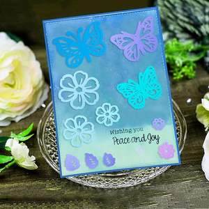 Matrices de découpe, AIFUDA papillon et feuilles de fleurs matrices de découpe en métal pour <span class=keywords><strong>album</strong></span> à faire soi-même cadre Photo <span class=keywords><strong>Album</strong></span> de cartes - Product Image 5