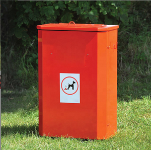 Papelera personalizada de fábrica para mascotas, lámina galvanizada gruesa, anticorrosión y antioxidante, estación de desechos para perros de calle y parque urbano - Product Image 3