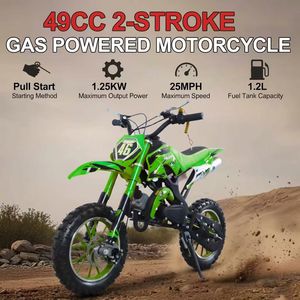 ABD Deposu Yaztor 49cc Çocuklar İçin Çekmeli Marşlı 2 Zamanlı Benzinli Motorlu 25MPH Hızında 8-13 Yaş Erkek Çocuklar İçin Arazi Motoru Minimum Sipariş Adedi Yok - Product Image 5