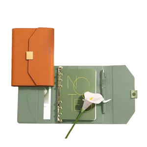 Custom Business Office di lusso in pelle magnetica A5 Journal <span class=keywords><strong>Cover</strong></span> rigida per taccuino con impunture per taccuino a fogli mobili diario - Product Image 6