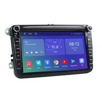 Radio con Pantalla Táctil Android de 8 Pulgadas para Automóvil, Estéreo, GPS, Wifi, DSP, BT, 4G, Compatible con VW Golf, Passat B6, B7, Seat, Octavia, Polo