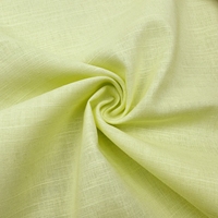 Tissu en coton biologique et lin, mélange de lyocell tissé pour vêtements