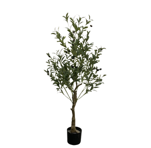Árbol de Olivo Artificial de Plástico y Seda, Resistente al Agua, con Ramas Gruesas y Abundantes, para Decoración Interior y Exterior del Hogar, Venta al Por Mayor - Product Image 3