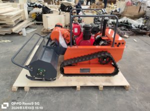Supply Htm1200 <b>Remote</b> <b>Control</b> Crawler Lawn <b>Mower</b> with Engine 1200mm Cutting Width 40 Climbing - Product Image 5