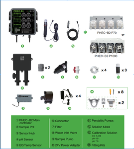 <span class=keywords><strong>Doseur</strong></span> <span class=keywords><strong>automatique</strong></span> <span class=keywords><strong>de</strong></span> nutriments PHEC-B2 <span class=keywords><strong>PH</strong></span> et nutriments (TDS) Hydroponique numérique Inondation et drainage - Product Image 2