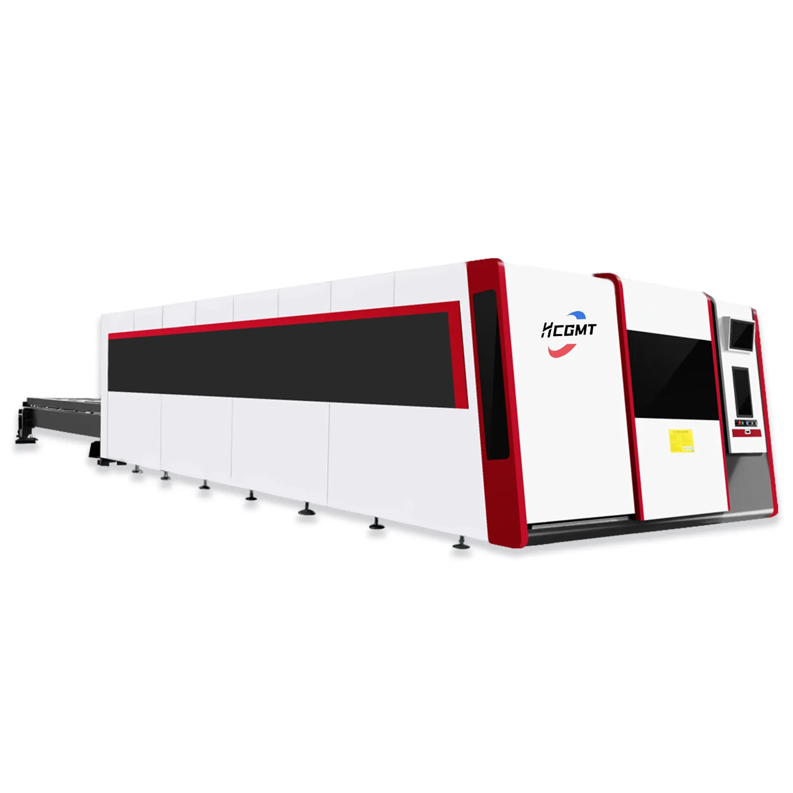 6*2,5 M 8*2,5 M Plataforma de trabajo de conmutación hidráulica CNC Máquina de corte de placa de acero al carbono con láser de fibra