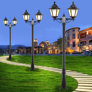 Lámpara de Jardín de Doble Cabezal, 2.5M, Hierro Negro, LED Blanco Cálido 2700K, IP66, Sensor de Movimiento con Energía Solar, Garantía de 10 Años, Luz para Exteriores - Product Image 5