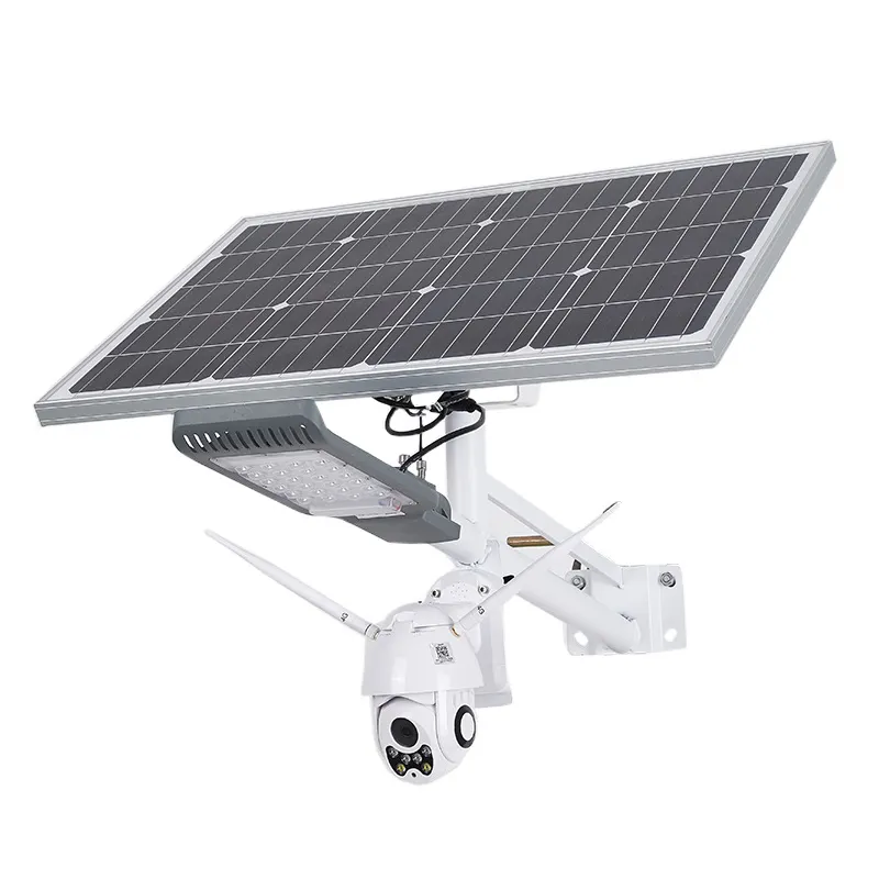 Outdoor IP66 Waterproof solar led street light Simulation Surveillance Camera Solar Light with Motion Sensor Wall lamp