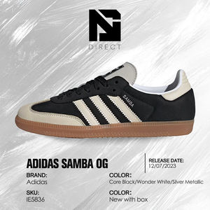 Adidas Wmns Samba OG Zapatillas de balonmano para mujer y hombre, zapatillas informales con cordones y punta redonda para todas las estaciones - Product Image 6