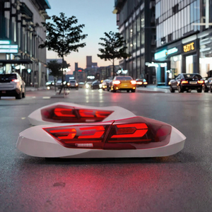 ไฟท้าย LED สีแดงรุ่นใหม่ TYPY พร้อมไฟวิ่งกลางวันและไฟเลี้ยว 100W 8000 ลูเมนส์ 5000K สำหรับเปลี่ยนใส่รถยนต์ฮุนได เอลันตร้า ปี 2016-2016 - Product Image 3