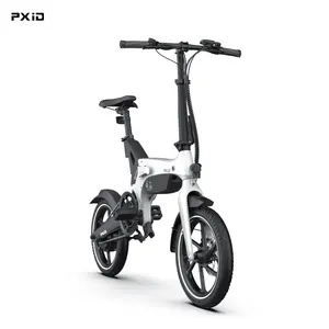 Germany Warehouse PXID 16 Inch Foldable Ebike EN15194 36V250W Removable Battery Lightweight Electric Folding Bike Bicycle