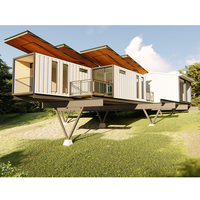 20 pieds 40 pieds Maisons de conteneurs extensibles préfabriquées Maisons de conteneurs extensibles pliables préfabriquées Petite maison portable 2 3 5 chambres à coucher