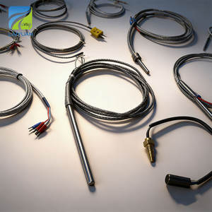 مقياس حرارة ثنائي من نوع K من Laiyuan مع طرف ملحوم وفوهة، سلك حراري عاري من نوع K - Product Image 3