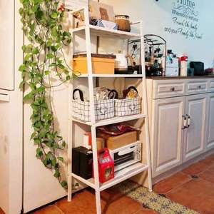 Office Bathroom Living Room Storage Rack Shelf 3 Tier Bookshelf Bamboo Plant Stand <b>Ladder</b> Shelf - Product Image 6