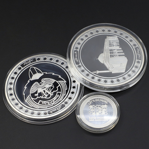 Monedas de espejo metálico personalizadas de fábrica de China moneda de plata personalizada - Product Image 5