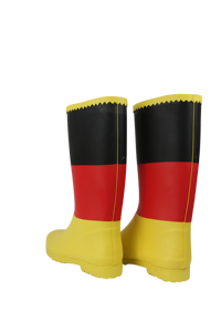 Bottes <span class=keywords><strong>Wellington</strong></span> mi-hautes pour femme, tendance, motif drapeau, imperméables, en caoutchouc, pour le printemps, l'été, l'hiver et l'automne - Product Image 4