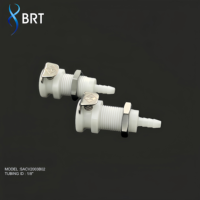 Raccord de tuyauterie à connexion rapide 1/8 1/4, prise femelle, avec ou sans valve, pour systèmes de transfert de fluides