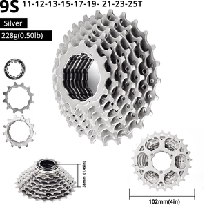 Piezas de Bicicleta SWTXO, Cassette para Bicicleta de Carretera de 9 Velocidades, <span class=keywords><strong>11</strong></span>-23T, 25T, 28T, 30T, 32T, 34T, 36T, para <span class=keywords><strong>SHIMANO</strong></span> - Product Image 4