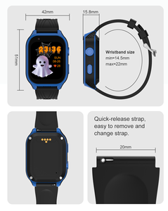 4G GPS per bambini <span class=keywords><strong>Android</strong></span> Smart Watch Wtih Sim Card fotocamera SOS chiamata Video Chat orologio Mobile impermeabile per bambini Smartwatch con Whatsapp - Product Image 6