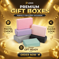 Boîtes d'expédition pliables en papier kraft, boîtes d'emballage recyclables pour coffrets cadeaux de flacons de parfum