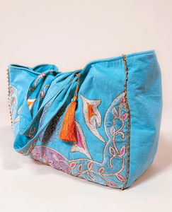 Vente chaude Boho paille sac de plage été raphia paille fourre-tout mer herbe sac à main en gros de l'inde meilleure qualité matériel - Product Image 2