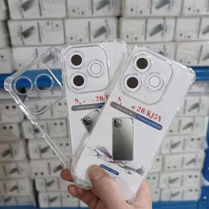 T035 Vente en gros d'étuis de téléphone transparents en TPU pour iPhone Android, étui anti-chute pour Samsung A23 pour Google 9A, coque de téléphone transparente - Product Image 1