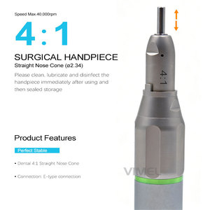 หัวกรอฟันความเร็วต่ำ VIMEL รุ่น VM-901 อัตราทด 4:1 แบบตรง สำหรับงานเจียร ขัด และซ่อมแซม - Product Image 4