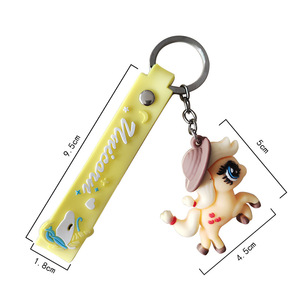 Porte-clés Licorne Mignon pour Femmes et Filles, Pendentif <span class=keywords><strong>de</strong></span> Sac Animal, Dessin Animé, Petit Pendentif <span class=keywords><strong>de</strong></span> Voiture pour Enfants, Petit Cadeau, Porte-clés Licorne pour Sac à Dos - Product Image 5