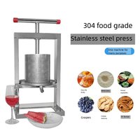 Presse à miel et à raisins manuelle faite maison / Machine à presser les fruits à la main, petite machine à jus de raisin pour usage domestique