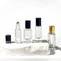 Flacon de parfum de luxe, atomiseur de parfum, flacon d'huile d'olive, pots en verre avec couvercles, flacon de parfum en verre 5ml 8ml