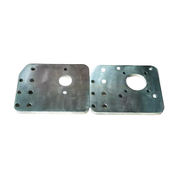Plaque en acier épaisse découpée au laser sur mesure, usinage CNC de précision, fabrication de plaques de montage de moteur, adaptateur de plaque à bride