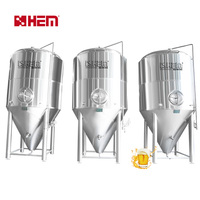 Réservoirs de fermentation de bière 300L avec pression pour la production de vin de fruits Équipement de cave en acier inoxydable de 3000 litres à guichet unique
