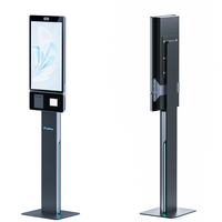 Terminal de paiement en libre-service POS de restaurant de restauration rapide à écran tactile de 27 pouces Kiosque de commande en libre-service debout au sol